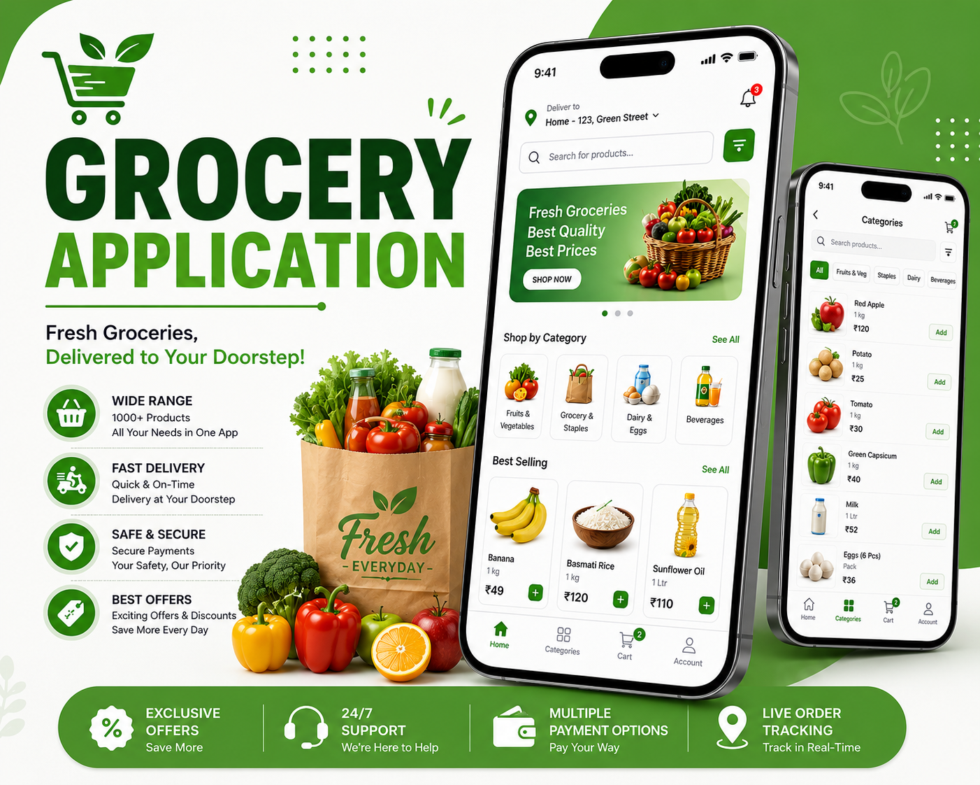 Pojo Mart Grocery Application